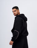 ZIP UP JACKET-BLACK